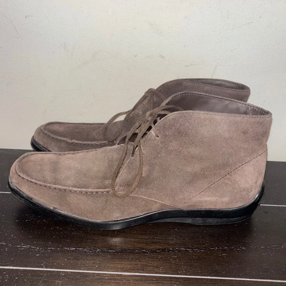Tods | Mens Size 9.5 US | 42 EU | 8 AUS | Suede Desert Boots |‎ Brown Lace Up